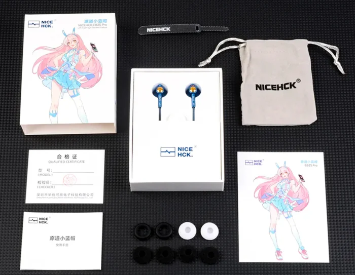 NiceHCK EB2S PRO Aluminum Flat-Head Earbud - Image 4
